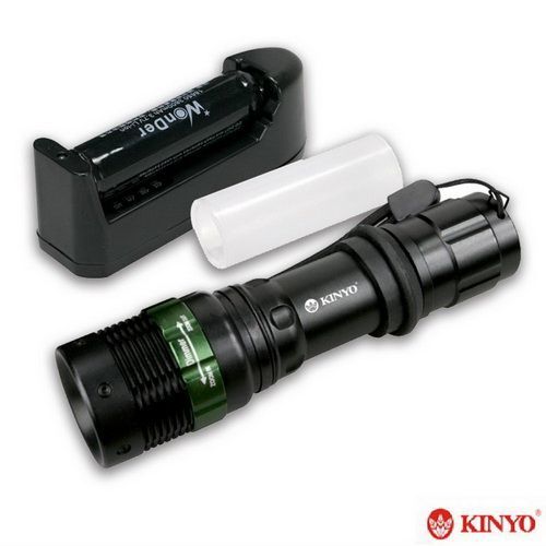 【KINYO】180流明鋁合金LED手電筒(LED612)