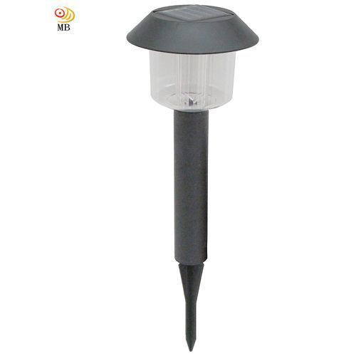 月陽黑帽太陽能充電式自動光控開關LED庭園燈草坪燈插地燈(5004)