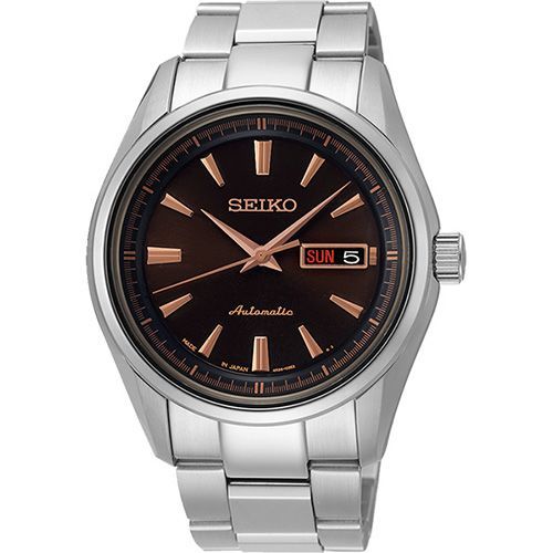 SEIKO Presage 4R36 都會時尚機械腕錶-咖啡4R36-03H0C 