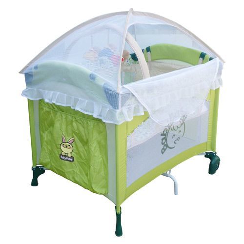 BabyBabe 拱型遊戲床/半配款(綠色)
