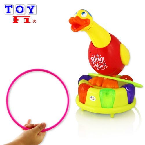 【Toy F1】圈圈套套樂—電動萬向奇趣小鴨