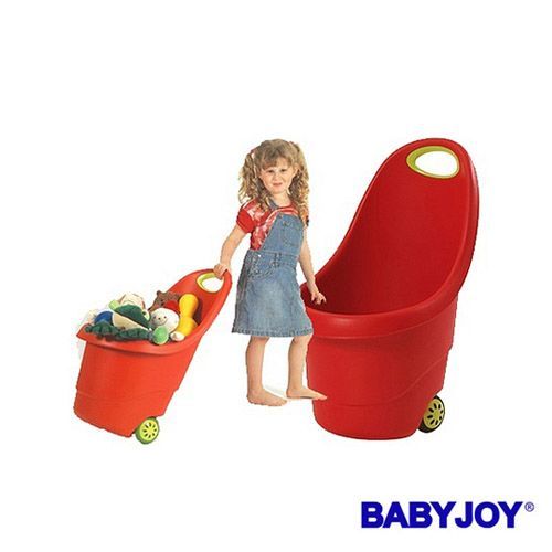 【BABYJOY】可以拉著走的玩具桶