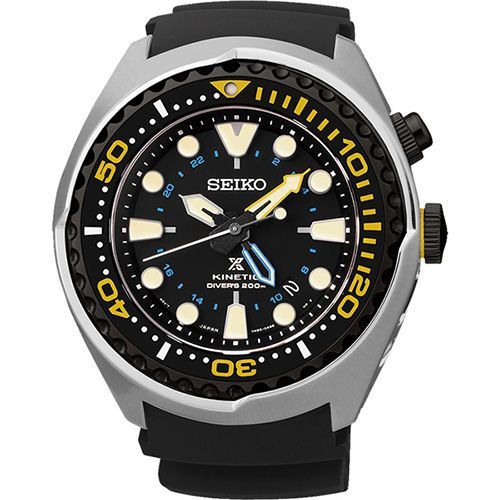 SEIKO Kinetic 怒海征服者GMT潛水200米腕錶5M85-0AB0Y 