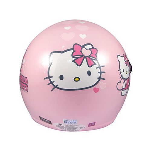 Hello Kitty 愛心 兒童安全帽-大童/粉紅(CA003-55)