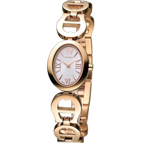 AIGNER Orvieto 馬蹄手鍊愛戀時尚腕錶 AGA57202