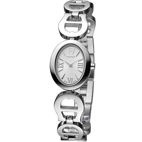 AIGNER 愛格納 Orvieto 馬蹄手鍊愛戀時尚腕錶 AGA57201