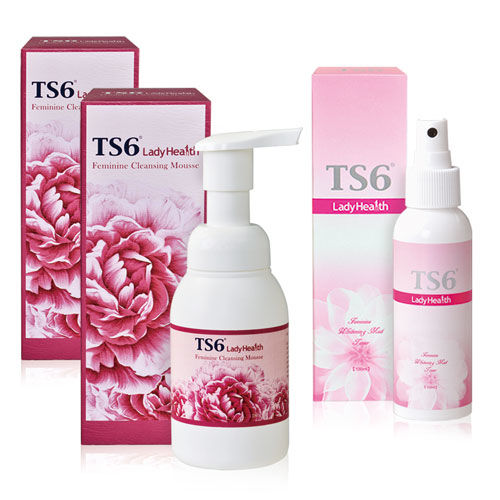 TS6 護一生-潔淨升級清新嫩白組(植萃潔淨慕斯X2+粉嫩化妝水X1)
