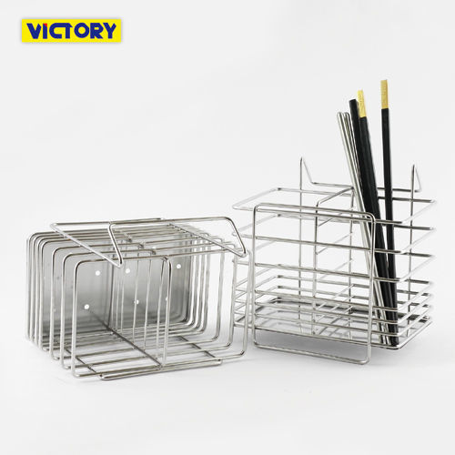  【VICTORY】不鏽鋼湯匙筷子餐具架(2入組)
