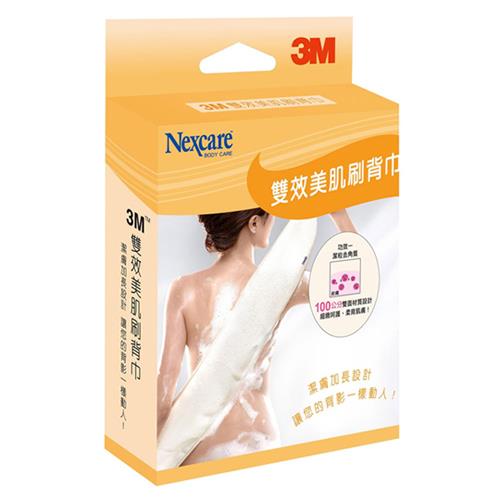 3M Nexcare 雙效美肌刷背巾(4入)