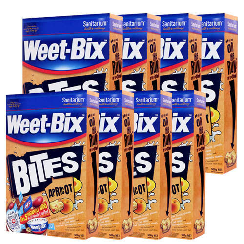 【Weet-Bix】澳洲全穀片-MINI杏桃口味 8入組(500g/盒)