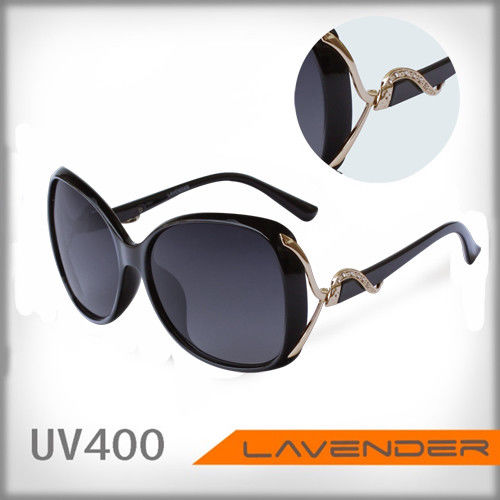 Lavender偏光片太陽眼鏡1551C7-黑
