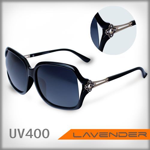 Lavender偏光片太陽眼鏡1560C7 黑