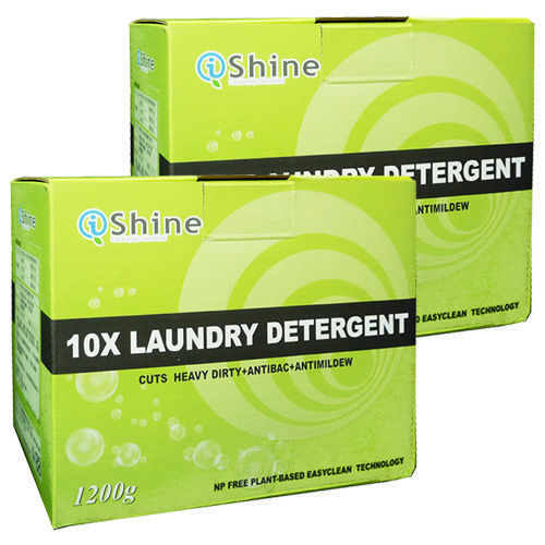 iShine閃亮先生10倍強效濃縮洗衣粉1200g-2入