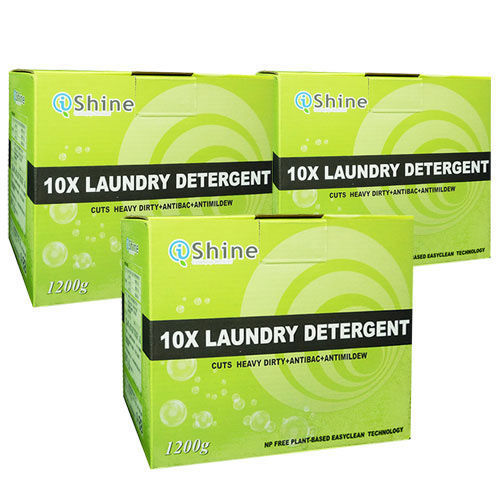 iShine閃亮先生10倍強效濃縮洗衣粉1200g-3入
