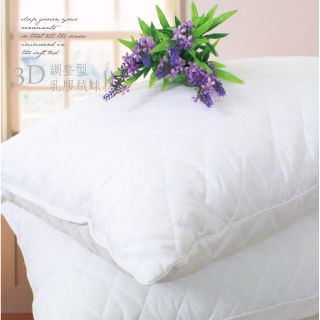 【R.Q.POLO】3D 調整型/乳膠絨球枕/天然乳膠/枕心(1入)