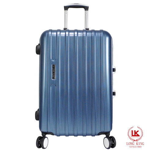 【LONG KING】20吋PC鏡面硬殼鋁框行李箱LK-8007 