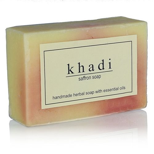 【印度Khadi】草本番紅花手工精油香皂(6入特惠組)