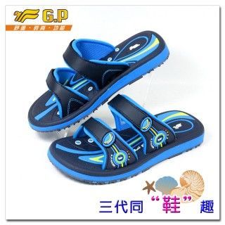 【G.P】親子同樂(33-39尺碼)-舒適好穿拖鞋G5826W-22(淺藍色)共三色