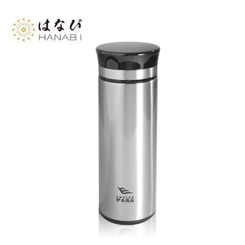 【HANABI早茶午咖啡】時尚系列-咖啡/茶專用玻璃微保冰/保溫杯-280ml灰