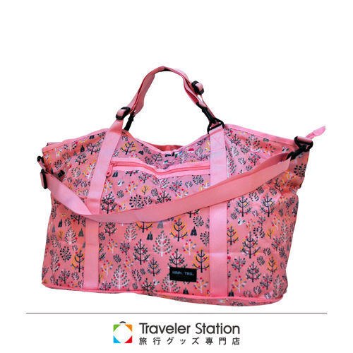 《Traveler Station》HAPI+TAS 摺疊媽媽包 新款-164森林粉紅