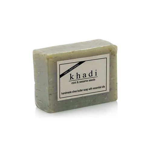 【印度Khadi】草本薄荷芝麻手工精油香皂(6入特惠組)