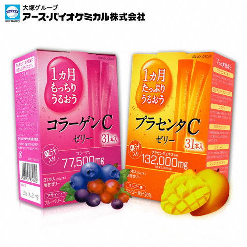 【日本大塚集團】大塚美C凍-綜合莓口味31入/芒果口味 31入