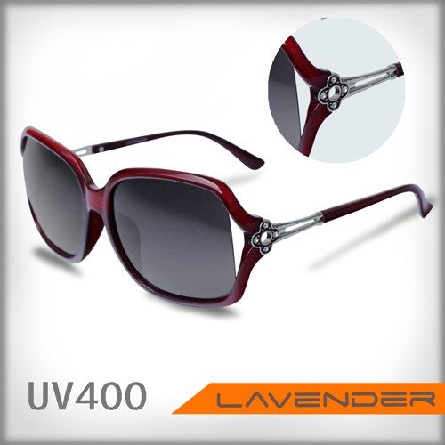 Lavender偏光片太陽眼鏡 1560c8 紅 網