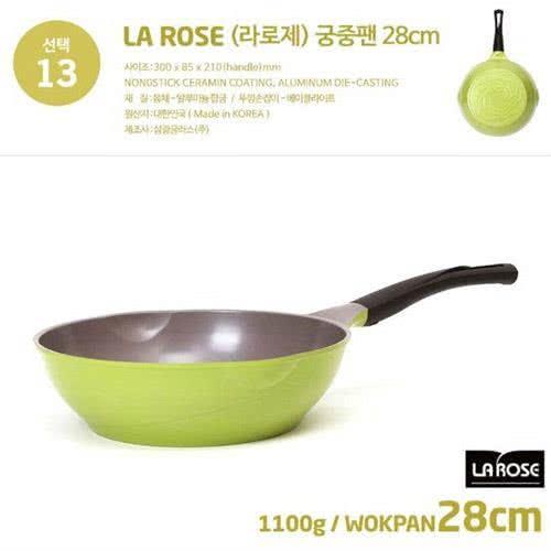 韓國Chef Topf 玫瑰鍋陶瓷不沾深炒鍋28CM