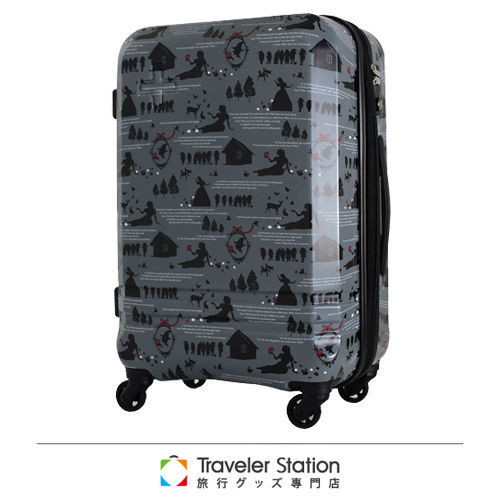 《Traveler Station》HAPI+TAS 22吋擴充圍拉桿箱-246黑色白雪公主