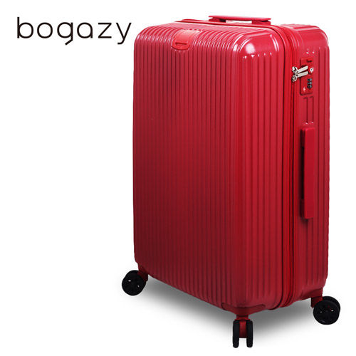 【Bogazy】城市行者 29吋電子抗刮PC旅行箱(紅色)