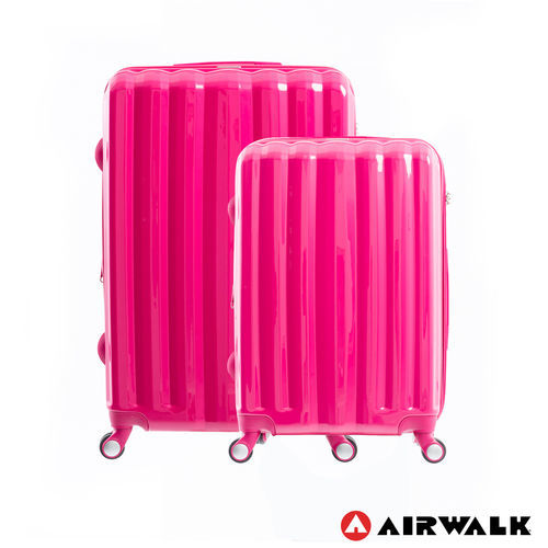AIRWALK - AW01經典花學系行李箱組24+28吋 二箱組