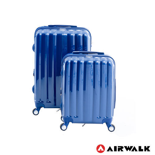 AIRWALK - AW01經典花學系行李箱組19+24吋 二箱組