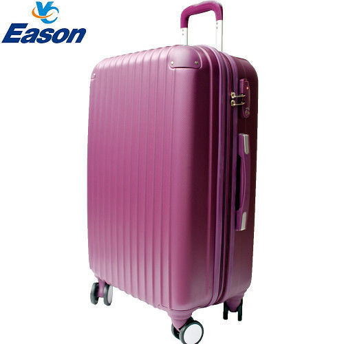 【YC Eason】皇家系列20吋可加大海關鎖款ABS硬殼行李箱 紫