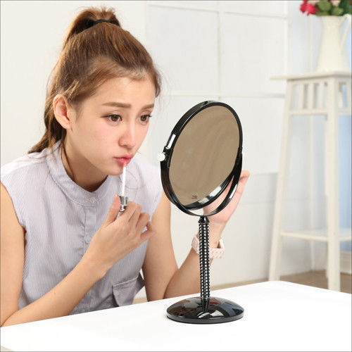 BuyJM 酷黑水晶雙面2.5倍化妝鏡/桌鏡