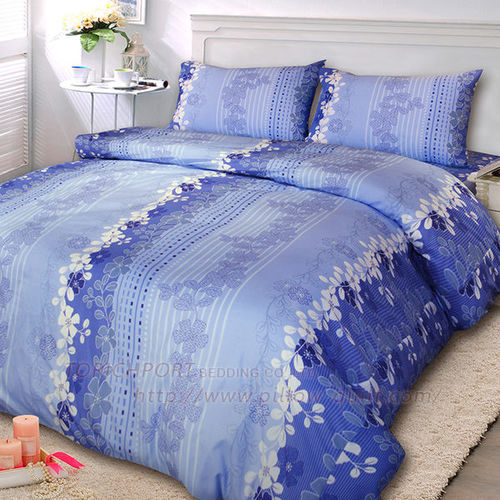 【Victoria】典雅藍 防蟎雙人床包+ 枕套三件組