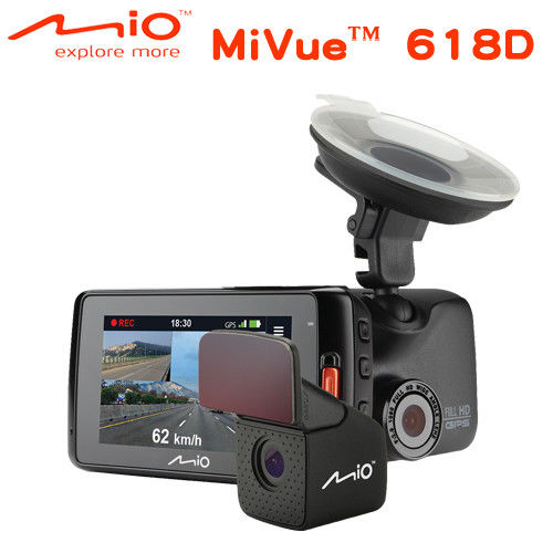 Mio MiVue™ 618D前後雙鏡頭 GPS行車記錄器
