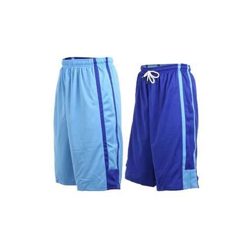 【INSTAR】男女雙面穿籃球褲-運動短褲 台灣製 寶藍北卡藍
