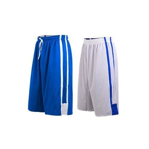 【INSTAR】男女雙面穿籃球褲-運動短褲 台灣製 寶藍白