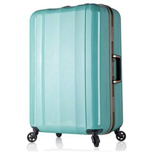 日本 LEGEND WALKER 6702-64-26吋 鋁框超輕量行李箱 薄荷綠