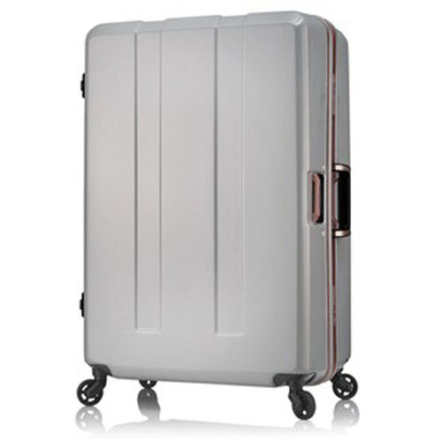 日本 LEGEND WALKER 6703-70-29吋 電子秤鋁框輕量行李箱 碳纖白