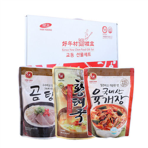 【一等鮮】韓國好午村湯品禮盒2盒10包(辣牛肉湯*10)