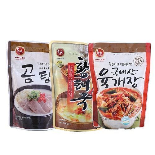 【一等鮮】韓國好午村湯品3包(辣牛肉湯*3)