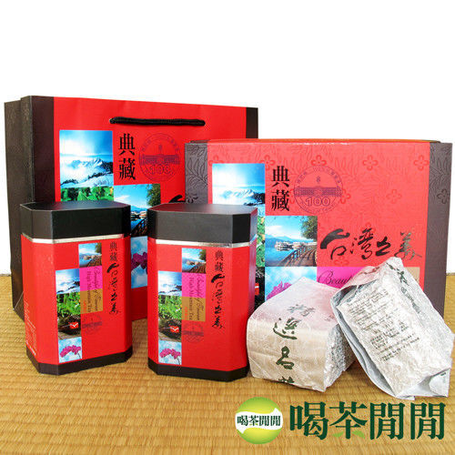 【喝茶閒閒】手採甘韻金萱茶 超值茶葉禮盒(2組共1斤)