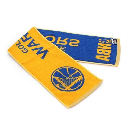 【NBA】勇士隊-美國職籃毛巾-小-純棉 WARRIORS 黃藍
