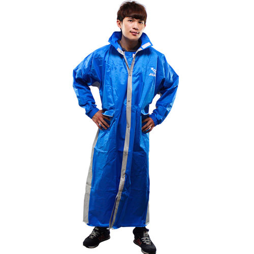 新二代 JUMP優帥前開式休閒風雨衣超大尺寸5XL-藍灰