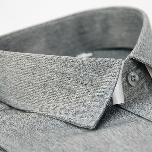 【金安德森】淺灰色毛料窄版長袖襯衫