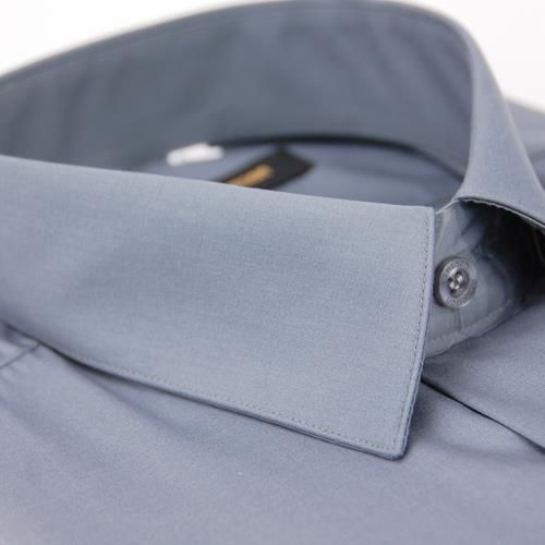 【金安德森】灰色基本款長袖襯衫