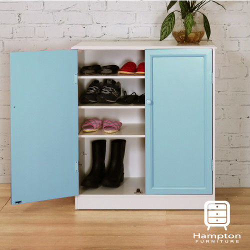 漢妮Hampton安琪拉雙門鞋櫃免組裝(四色可選)鞋櫃.櫃子.置物櫃