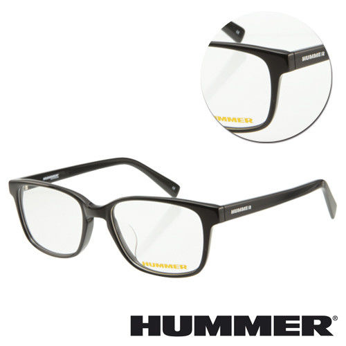 【HUMMER】全框板材黑色光學眼鏡(02-H2-315m-C1)