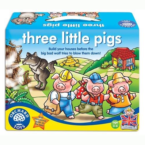 英國Orchard Toys 幼兒桌遊 3隻小豬遊戲 three little pigs